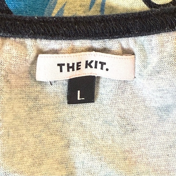 The Kit by Daniel Vosovic Midi Tank Dress Black Floral Camelia Large Art Deco - Picture 6 of 11